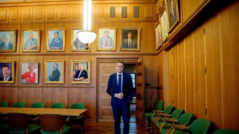Rederiforbundets sjef Harald Solberg har en travel uke.