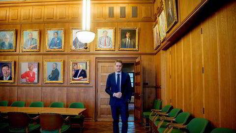 Rederiforbundets sjef Harald Solberg har en travel uke.