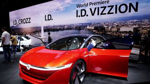 Volkswagen viste sin I.D. Vizzion i Genève for to år siden.