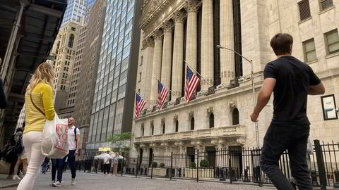 Endelig litt optimisme på Wall Street, som her på New York-børsen.