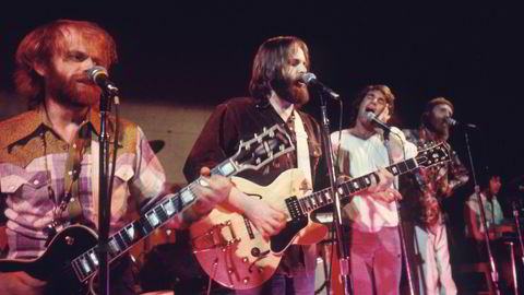 Skjeggete tilstander med Al Jardine (fra venstre), Carl Wilson, Dennis Wilson og Mike Love i The Beach Boys.