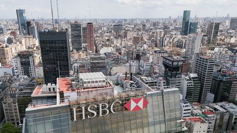 HSBC kvitter seg med all aktivitet i Argentina. Her fra hovedkontoret i Buenos Aires.