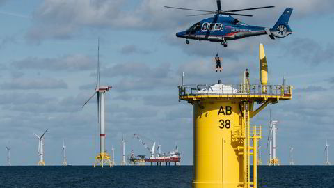 Skottene har gitt aktører med og uten egen oljeproduksjon tilslag til å bygge havvind som skal forsyne petroleumsinstallasjonene med kraft, skriver artikkelforfatteren. Her, Arkona-parken i Østersjøen.