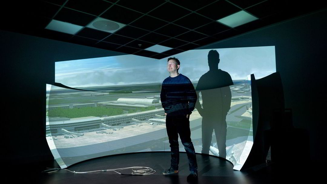 DN Maps e nomina le aziende più interessanti della Norvegia nel suo premio Innovators of the Year.  Norxe produce proiettori per simulatori.