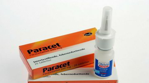 I snitt kjøpte hver innbygger i Norge nesten to pakker med paracetamol i fjor, og litt mer enn én nesespray