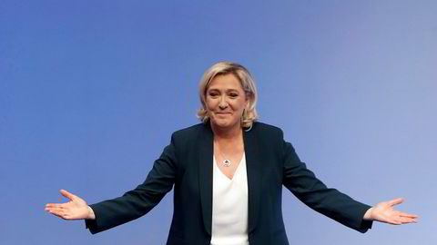 Ytre høyrepartier går fram på en måling utført av den tyske avisen Bild. Her ved leder for Nasjonal front Marie Le Pen.