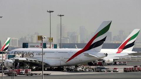 Emirates Airlines-fly nektes nå å lande i Tunisia.