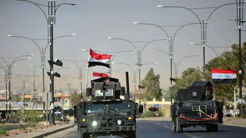 Irakiske militæret er nå sammen med føderalt politi eneste bevæpnede styrker igjen i Kirkuk.