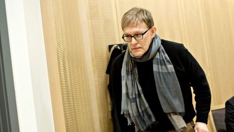 – Jeg er meget fornøyd med at vi har fått etablert et sterkt styre og et kompetent management. Jeg har svært god erfaring med å jobbe med de sterke miljøene i Trøndelag og Bergen fra tidligere satsinger jeg har vært en del av, sier Hans Gude Gudesen. Han har startet selskapet Ocean Geoloop og fått inn 100 millioner kroner fra institusjonelle fond. Her er Gudesen avbildet i Oslo tingrett under skattesaken mot Skatt øst i 2014.