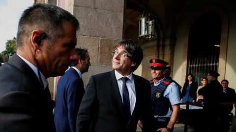 Catalonias tidligere president Carles Puigdemont.