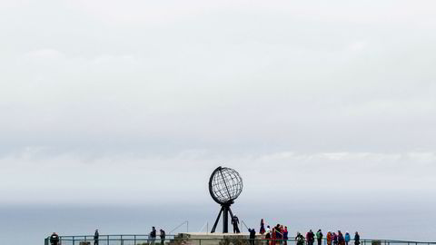 Nordkapp kommune er skuffet over leieavtalen som er inngått mellom Finnmarkseiendommen og Rica om Nordkapplatået. Foto: Vegard Wivestad Grøtt / NTB Scanpix