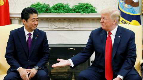 Japans statsminister Shinzo Abe er blant de mange som er skeptiske før president Donald Trump skal møte Nord-Koreas leder Kim Jong-un i Singapore i neste uke.