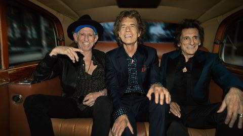 Keith Richards (fra venstre), Mick Jagger og Ron Wood har grunn til å smile ved utgivelsen av triumfen «Hackney Diamonds».