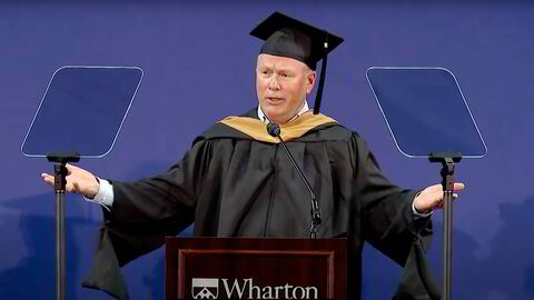 Oljefondssjef Nicolai Tangen holdt denne våren uteksamineringstale på Wharton School ved University of Pennsylvania. Det ble en dyr affære – på 330.000 totalt – betalt i sin helhet av Oljefondet.